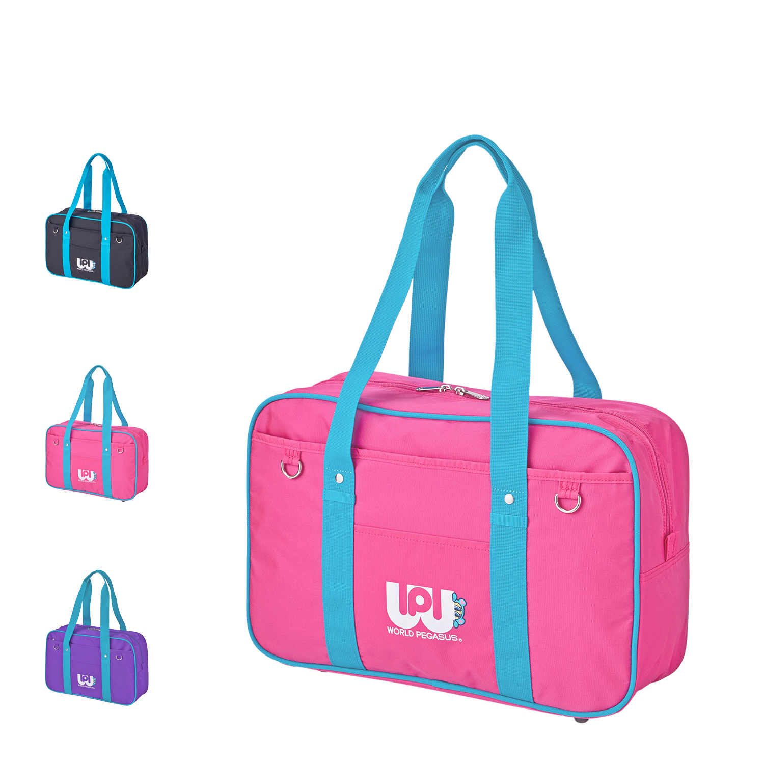 【正規品】WorldPegasus ワールドペガサス スクールバッグ スクバ青色 WORLDPEGASUS ワールドペガサス スクバ バック スクールバッグ