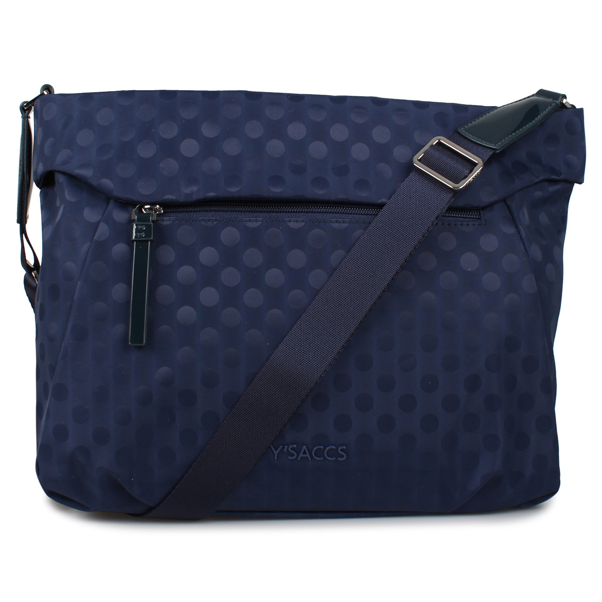 イザック Y’SACCS ショルダーバッグ バッグ レディース ポルカドット 口折れ 撥水 SHOULDER BAG Y92-11-05 母の日 Y'SACCS Y'SACCS イザック ショルダーバッグ レディース ポルカドット