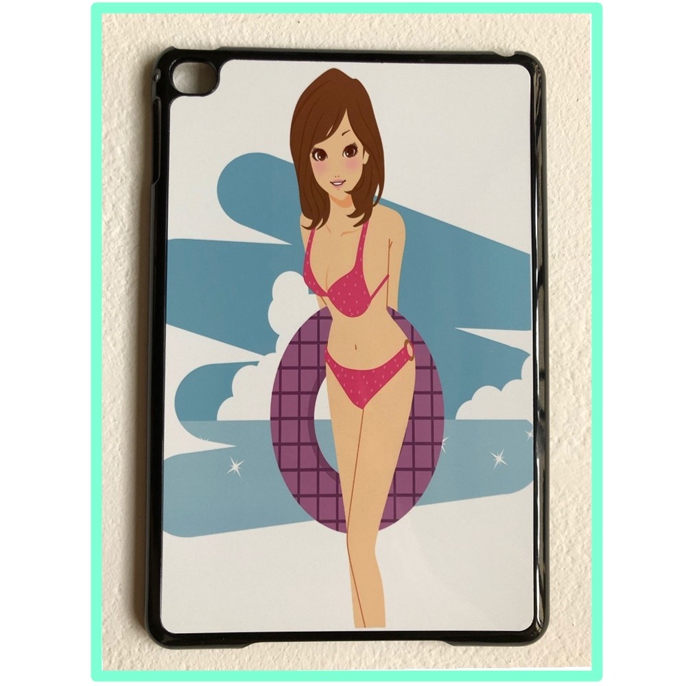 iPad mini4 オリジナルケース ビキニ柄 3点セット 保護フィルム&タッチペン スマートケース  アイパッドミニ4 smart cover　ゆうパケット送料無料 | iPad mini | 02