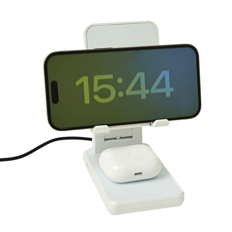 インネクスト デュアルワイヤレス充電付スマホスタンド GP122