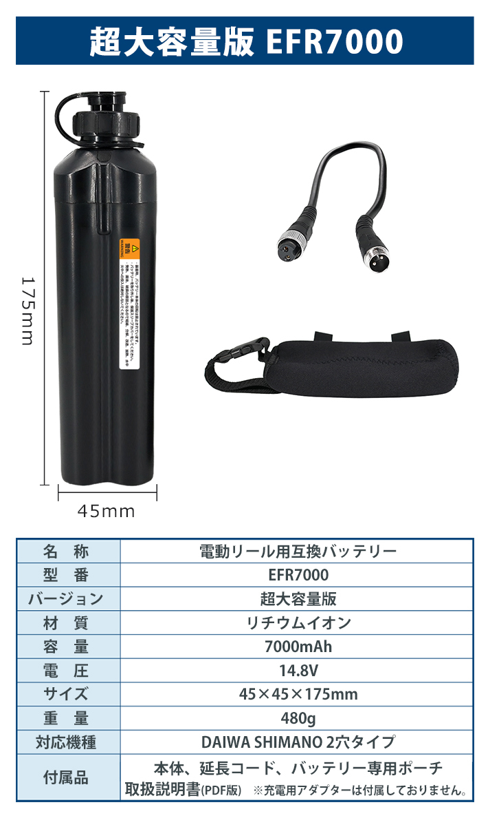 ビッグハートのダイワ シマノ 電動リール バッテリー 大容量版 7000mah Daiwa Shimano 2芯 電動リール 釣り 船釣り フィッシング リチウムイオン 互換 102 06 102 06ならyahoo ショッピング ランキングや口コミも豊富なネット通販 更にお得な