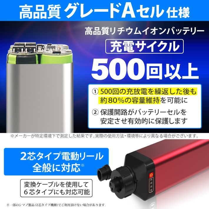 1年保証 公式 HEMAJUN 電動リールバッテリー 充電器 ポーチ