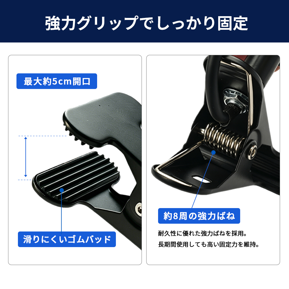 1年保証】HEMAJUN 投光器 led 折りたたみ クリップライト 16W 1800lm