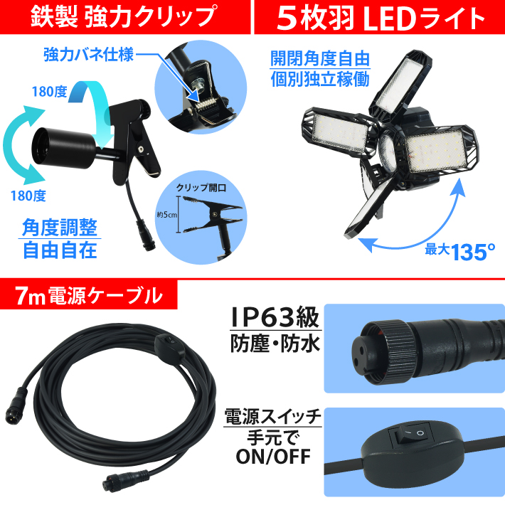 1年保証】HEMAJUN 投光器 led 折りたたみ投光器 マキタ バッテリー 18V