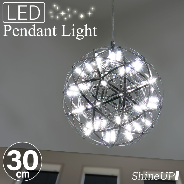 ShineUP y_gCg 30cm  LED V  Ɩ V[OCg V Vz Vv ݂艺 VfA  k F 6000K