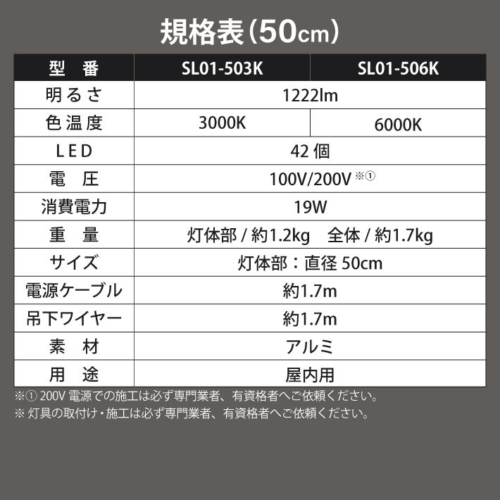 ShineUP ペンダントライト 50cm 球体 LED 天井 吹き抜け 照明 シーリングライト 新居 新築 シンプル 吊り下げ シャンデリア おしゃれ 北欧 電球色 3000K_11