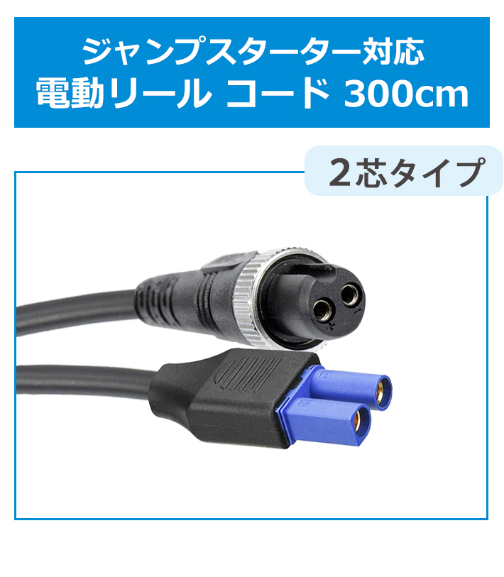 DAIWA SHIMANO ダイワ シマノ 電動リール2芯 タイプ専用 延長コード 3m ジャンプスターター仕様 EC5 タイプ 電源コード 2穴タイプ  専用 219-31 :219-31:ビッグハート - 通販 - Yahoo!ショッピング