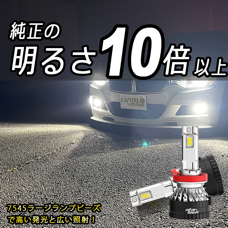 ヤリス　ヘッドライトR LED 美品 トヨタ ヤリス (KSP210) 対応 LED L-REX7000 ヘッドライトキット