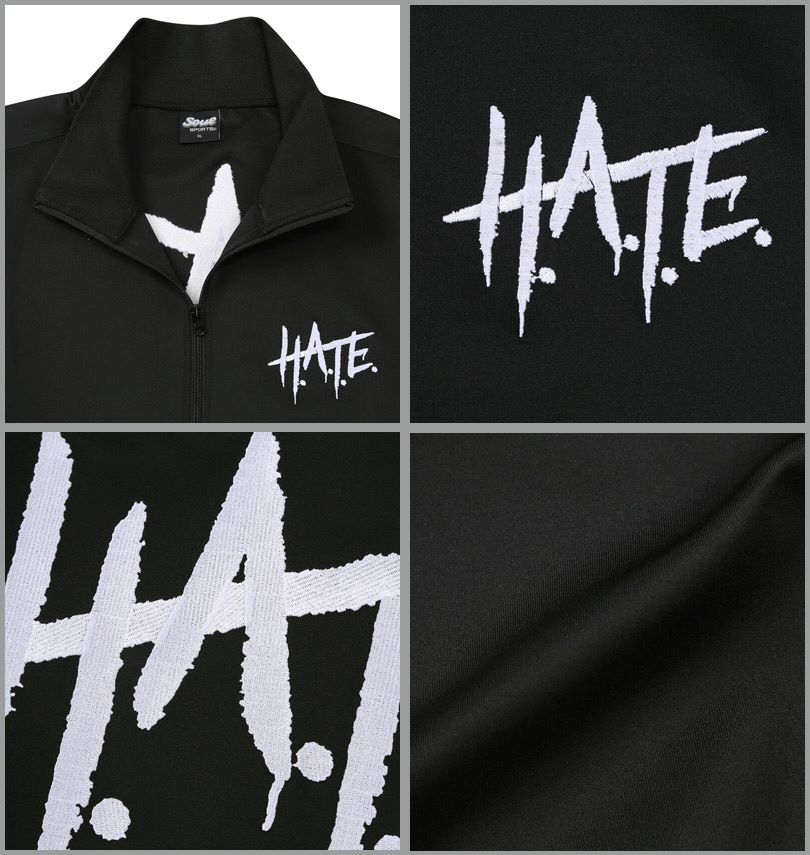 大きいサイズ メンズ STARDOM×SOUL SPORTS H.A.T.E 長袖 ジャージ 上下 