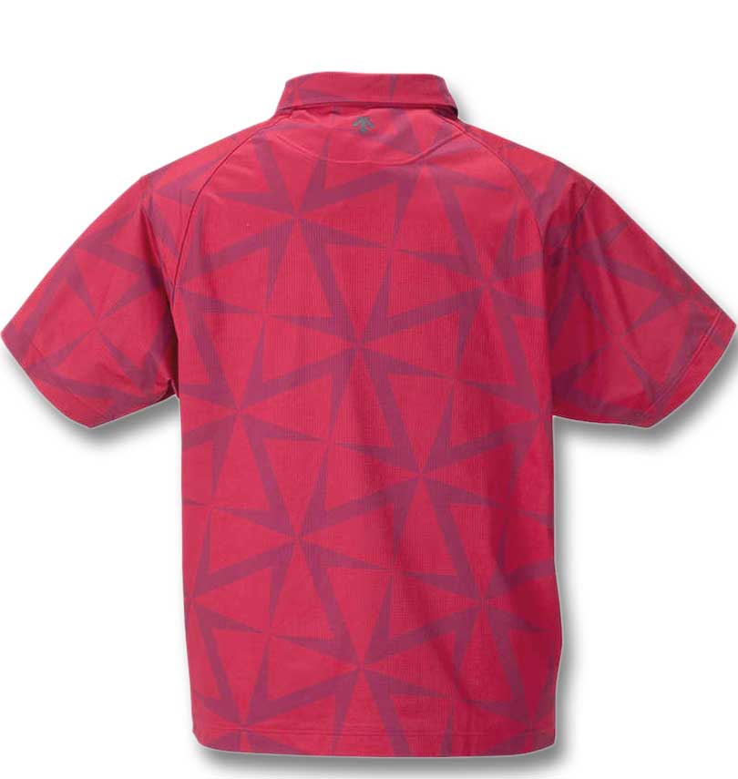 大きいサイズ メンズ SRIXON 松山プロ共同開発 ウインドミルプリント 半袖 シャツ ピンク 1278-4245-3 3L 4L 5L 6L SRIXON 大きいサイズ メンズ 松山プロ共同開発 ウインドミルプリント
