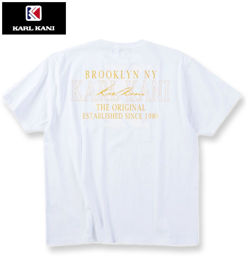 大きいサイズ KARL KANI 天竺半袖Tシャツ 3L 4L 5L 6L 8L MC855002-00134 ラッピング可 送料無料 即日発送 Karl Kani（カールカナイ） 大きいサイズ メンズ 天竺 半袖 Tシャツ 3L