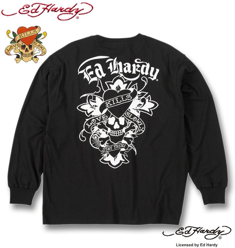 【希少】エドハーディー Ed Hardy: Beyond Skin 大型本 Ed Hardy（エド・ハーディー） 大きいサイズ メンズ 天竺 プリント