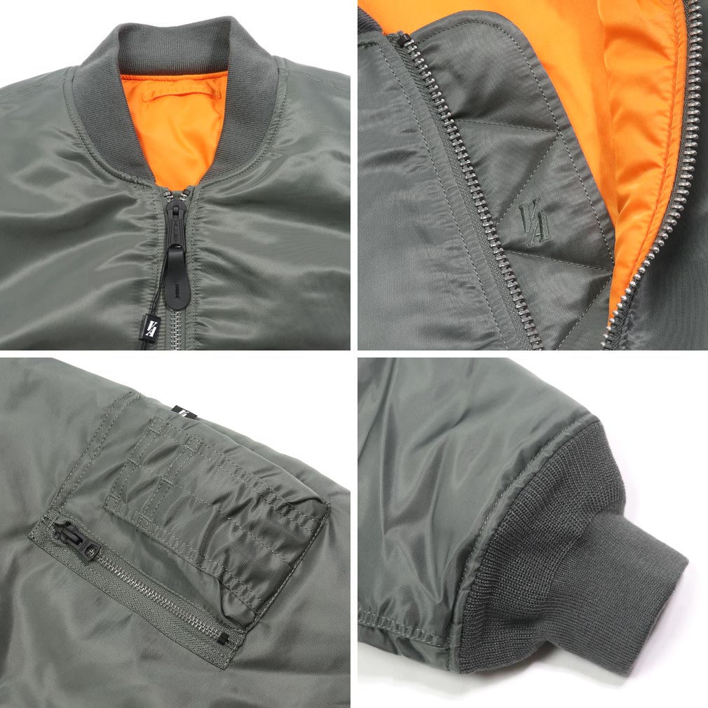 VALLEY APPAREL（バレイアパレル） 大きいサイズ メンズ MA-1 フライト