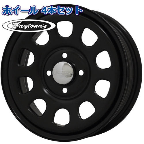 daytona デイトナ ホイール　4穴 155/65R14 4本セット軽自動車 DAYTONA（車） デイトナ 14インチ スタッドレス タイヤ ホイール