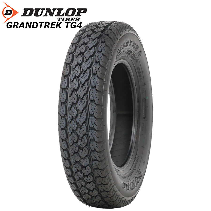 LT145/80R12 80/78N  DUNLOP ダンロップ グラントレック GRANDTREK TG4  26年製 正規品 145R12 6PR相当 新品 サマータイヤ 4本セット
