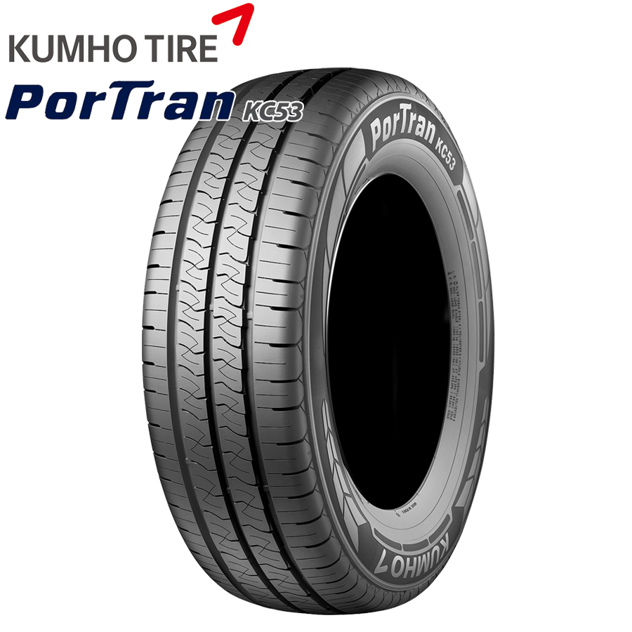 195/80R15LT  107/105R 8PR KUMHO クムホ  PORTRAN KC53  24年製 正規品 新品 サマータイヤ 4本セット｜bigluck