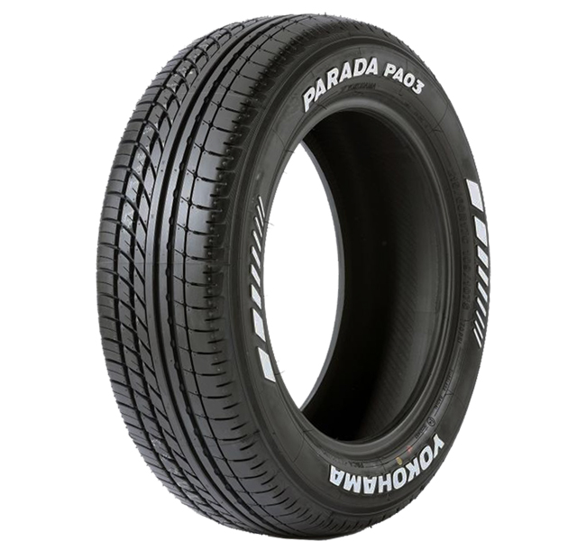 225/50R18C  107/105H RWL YOKOHAMA ヨコハマ  PARADA PA03  25年製 正規品 ホワイトレター 新品 サマータイヤ 1本価格 | PARADA | 01
