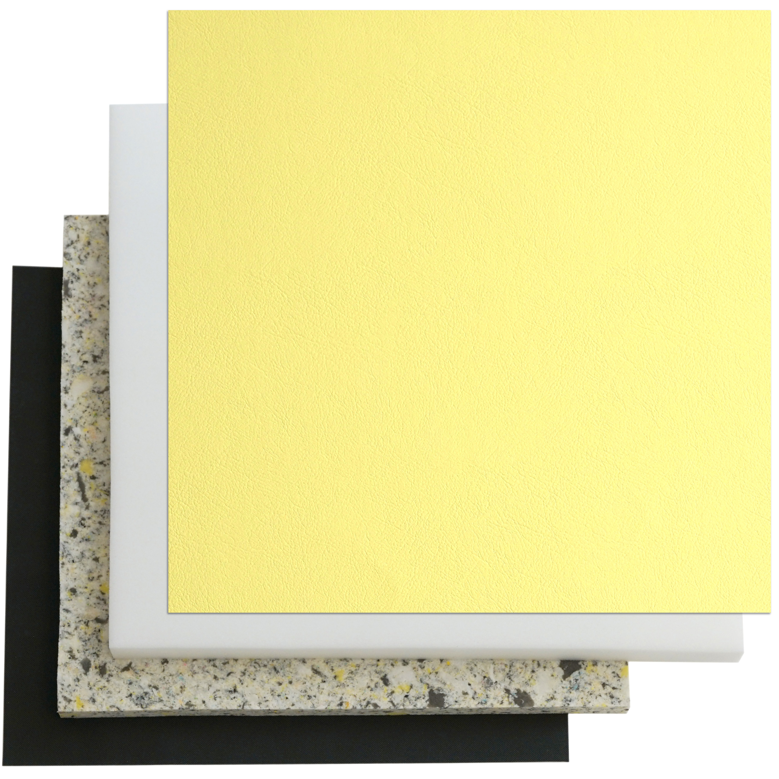 いすはりーず 椅子の張り替え セット レザー 合皮 無地 5cm厚 4脚分