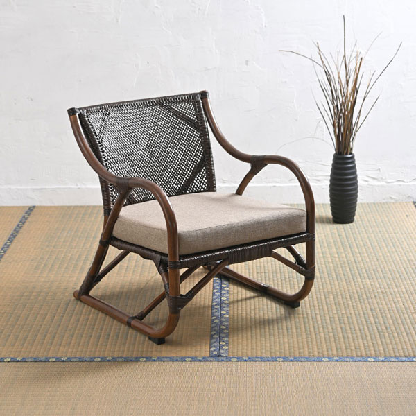 ラタン パーソナルチェア C201KA 籐製 籐椅子 籐イス 背もたれ 椅子