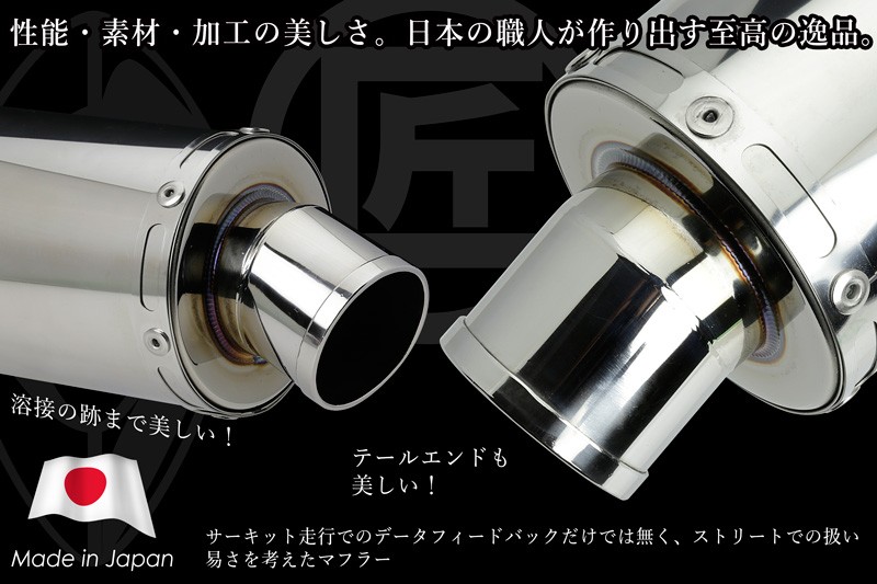 HONDA ホンダ ZOOMA-X（JF52) ステンレスマフラー MADE IN JAPAN 日本