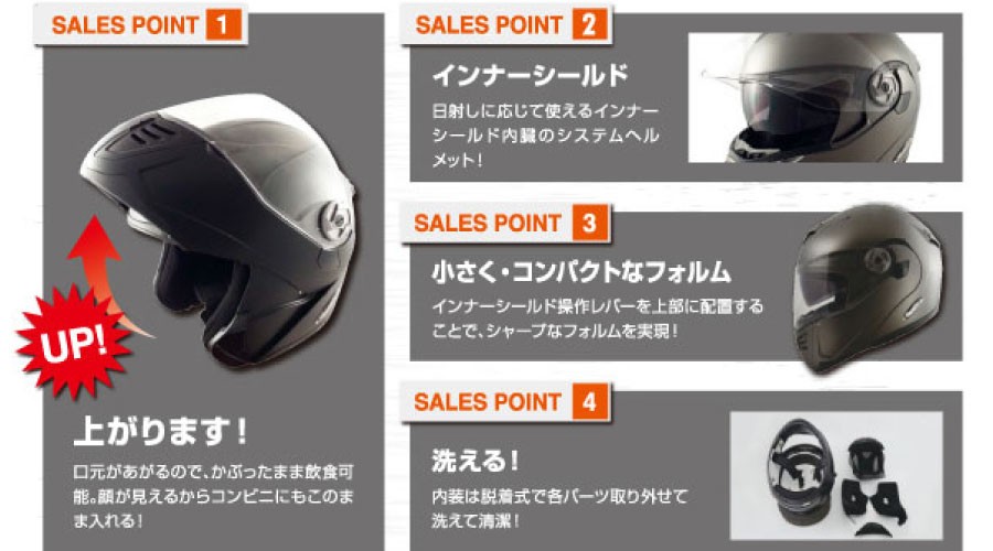 フルフェイスヘルメット オープンフェイス BPT-2 ハーフマットブラック