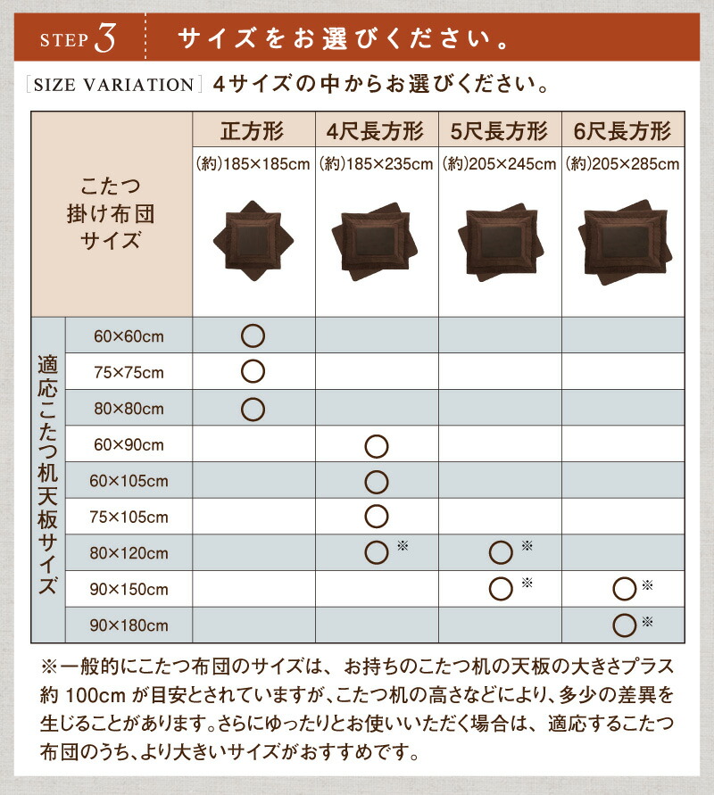 ボリュームが選べる マイクロファイバーフランネル防ダニこたつ掛け・敷き布団2点セット もっとボリュームタイプ 5尺長方形(90×150cm)天板対応 :a102793040703269:Good Hammond