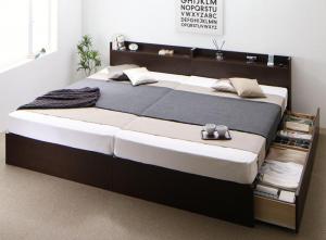すのこベッド すのこ ベッド シングルベッド ベッドフレーム ベット マルチラススーパースプリングマットレス付き A+Bタイプ ワイドK240(SD×2) 組立設置付のサムネイル