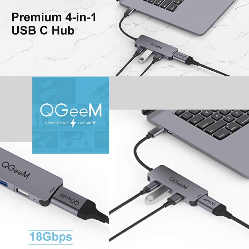 Type-C hub ハブ 4in1 HDMI 4K USB3.0 PD対応 変換 ケーブル タイプC ノートパソコン ノートPC MacBook  ASUS ZenBook3 PC スマホ Android Mac USB-C :hub-001:Good Hammond - 通販 -  Yahoo!ショッピング