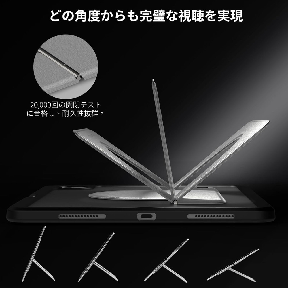 Llano 折りたたみ式磁気スタンド iPad Pro 11インチ USBポート