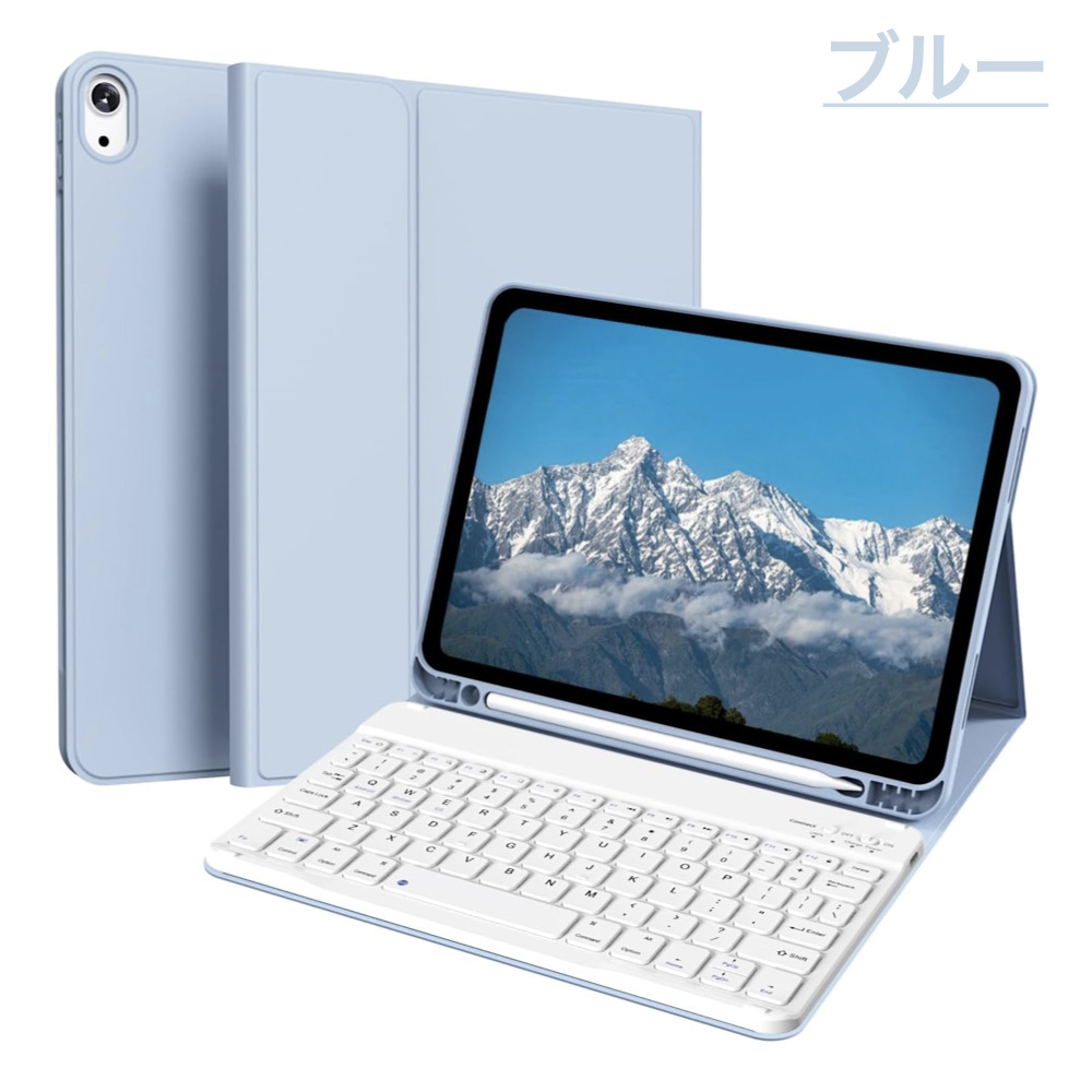 iPad キーボード ケース iPad Air11インチ(M2) 第10世代 第9/8/7/6/5世代 Air5 Air4 Air2 Air ペン収納  強化ガラスフィルム付き 保護フィルム BT接続 : ps-t-027-da : Good Hammond - 通販 - Yahoo!ショッピング