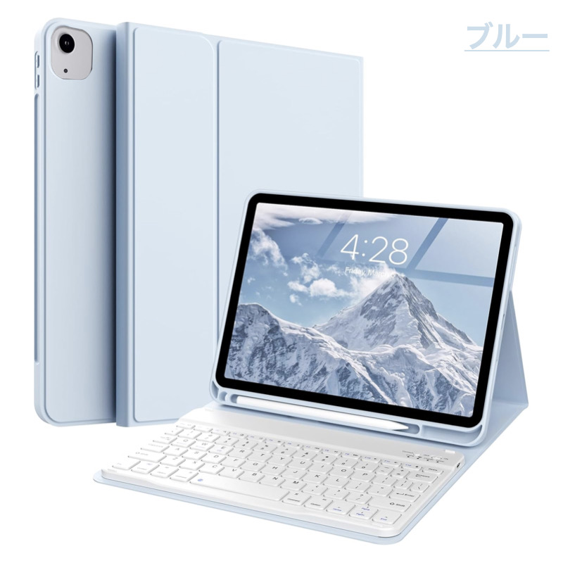 iPad キーボード付きケース Air 13インチ(M4/M3/M2) ケース BT簡単接続