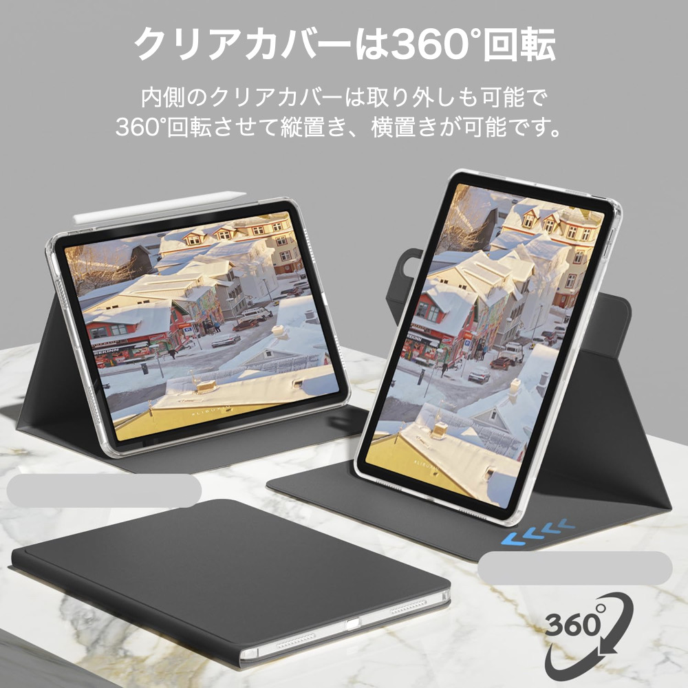 Apple iPad 第11世代 A16 128GB （フイルム、ケース込み） iPad ケース Air11 Pro11(M4) 第11世代 A16 第10世代 第9/8/7/6