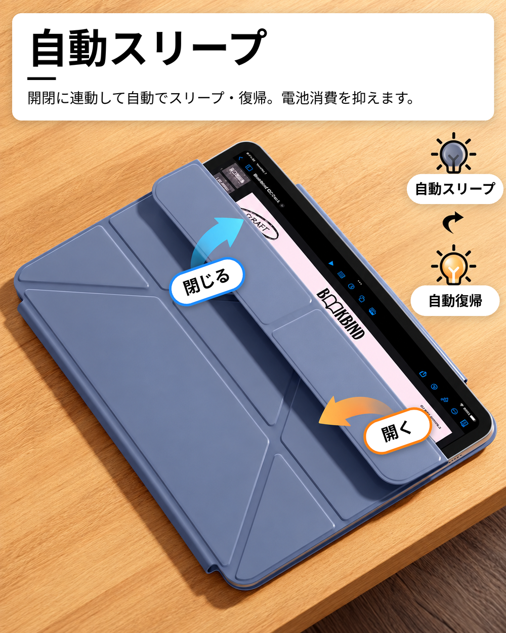 iPad 縦置き 横置きスタンド ケース mini7/6 Air 11インチ 13インチ