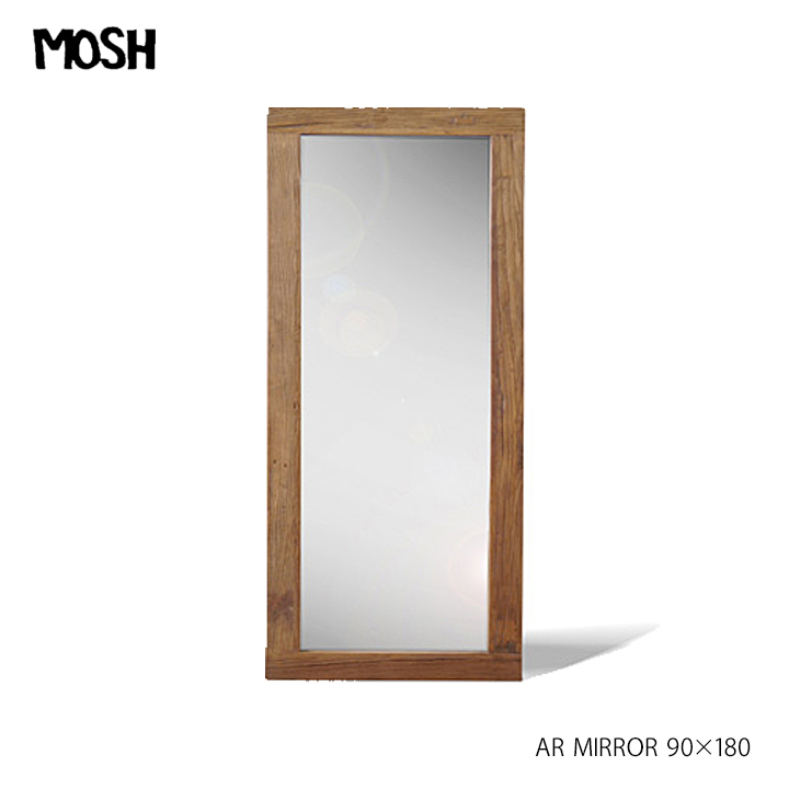 アル AR MIRROR 90×180 ミラー スタンドミラー 鏡 全身鏡 姿見 古材 天然木 無垢材 家具 アンティーク ビンテージ GART  MOSH ガルト モッシュ : bw-gr-23002311 : 家具のビッグウッドヤフー店 - 通販 - Yahoo!ショッピング