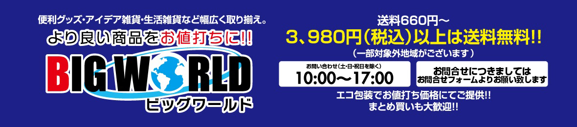 BIGWORLD ビッグワールド ヘッダー画像