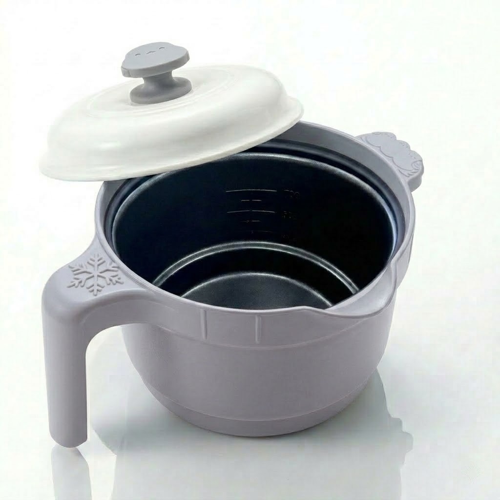 電子レンジ調理器 マルチポット 1台7役 深型 レシピ付 炊く 煮る 焼く