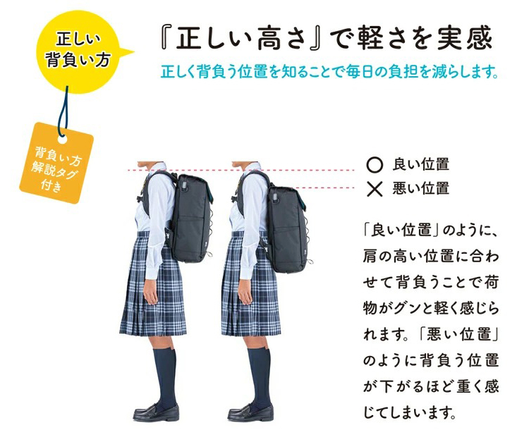 通学 リュック 男子 女子 中学生 高校生 大容量 24リットル ラクサック