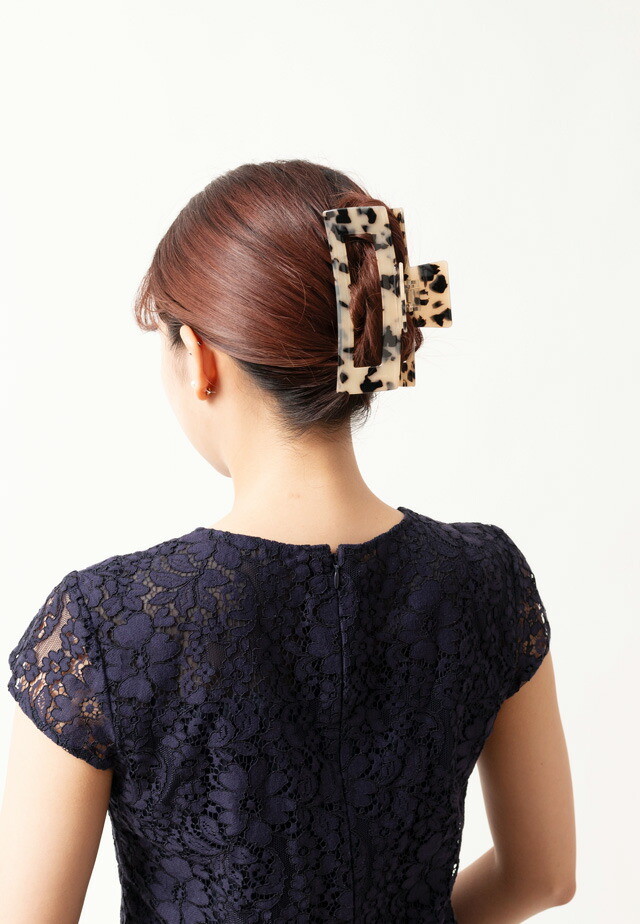 バンスクリップ XL130mm 特大 ヘアクリップ 大きめ 植物由来の