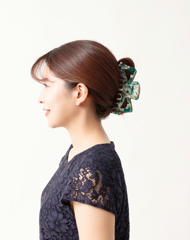 バンスクリップ XL135mm 特大 ヘアクリップ 大きめ おしゃれ 植物由来