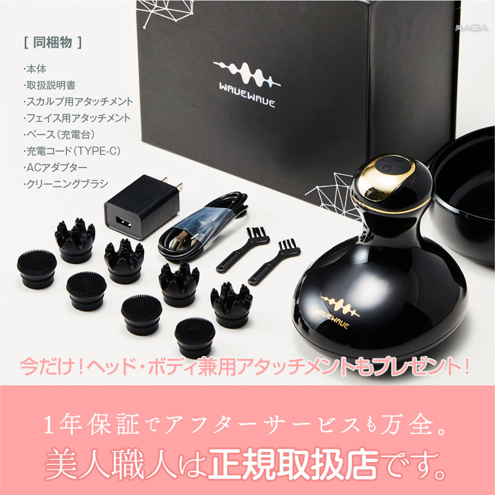 WAVEWAVE 正規販売店 EMS スカルプ ヘッドスパ