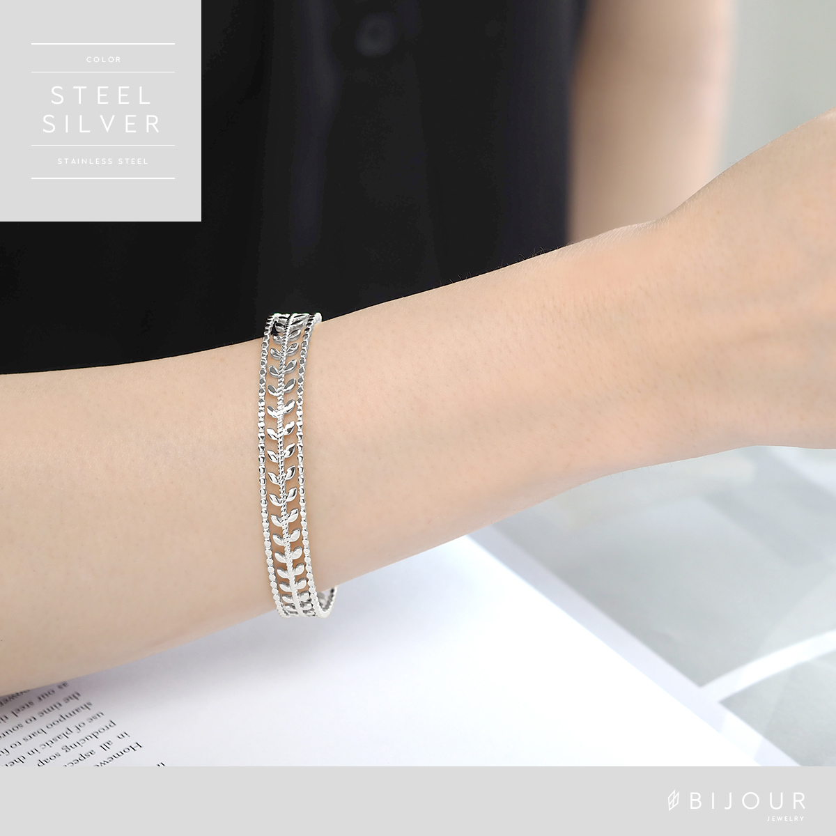 Botanical design bracelet バングル アクセサリー ファッション