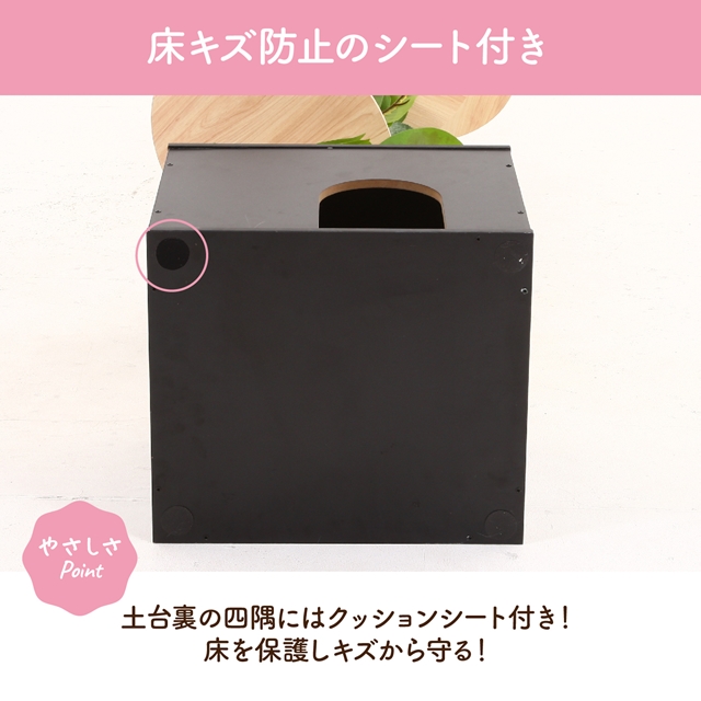 フェイクグリーン付き キャットタワー つっぱり式  突っ張り 天井 スリム おしゃれ おすすめ シンプル 爪とぎ 隠れ家付き 木製_9