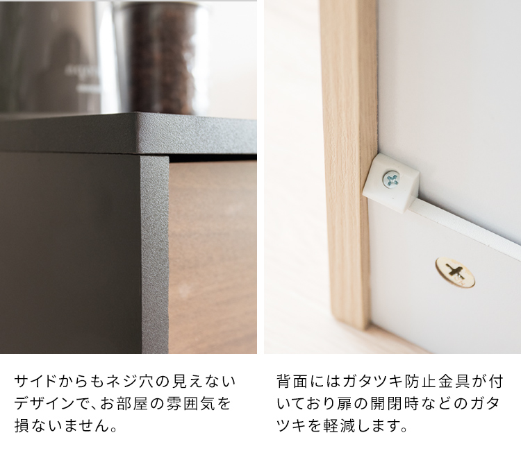 木目調デザイン リビング ダストボックス 45L ゴミ箱 木製 おしゃれ プッシュ式 キャスター付き キッチン 縦型 縦長 中が見えない 扉付き 蓋付き | ブランド登録なし | 11