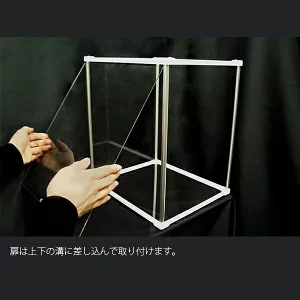 アクリルケース　大型　角欠けあり 楽天市場】アクリル フィギュアケース 5面体 W450×D450×H450