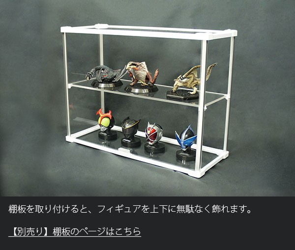 唐木家具 コレクションケース 鏡 壁掛け アンティーク A4