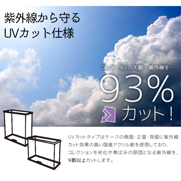Amazon | とうめい館 平台座 透明 UVカット透明アクリルケース