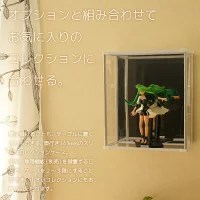 UVカット版登場 壁掛け コレクションケース Fケース スリム・タテ型