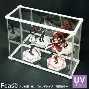 フィギュア用 UVカット仕様 アクリルケース 背面側面ミラー 1/4