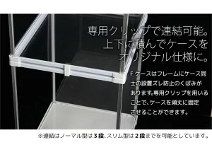 壁掛けコレクションケース Fケース (ヨコ型・壁掛けタイプ・背面