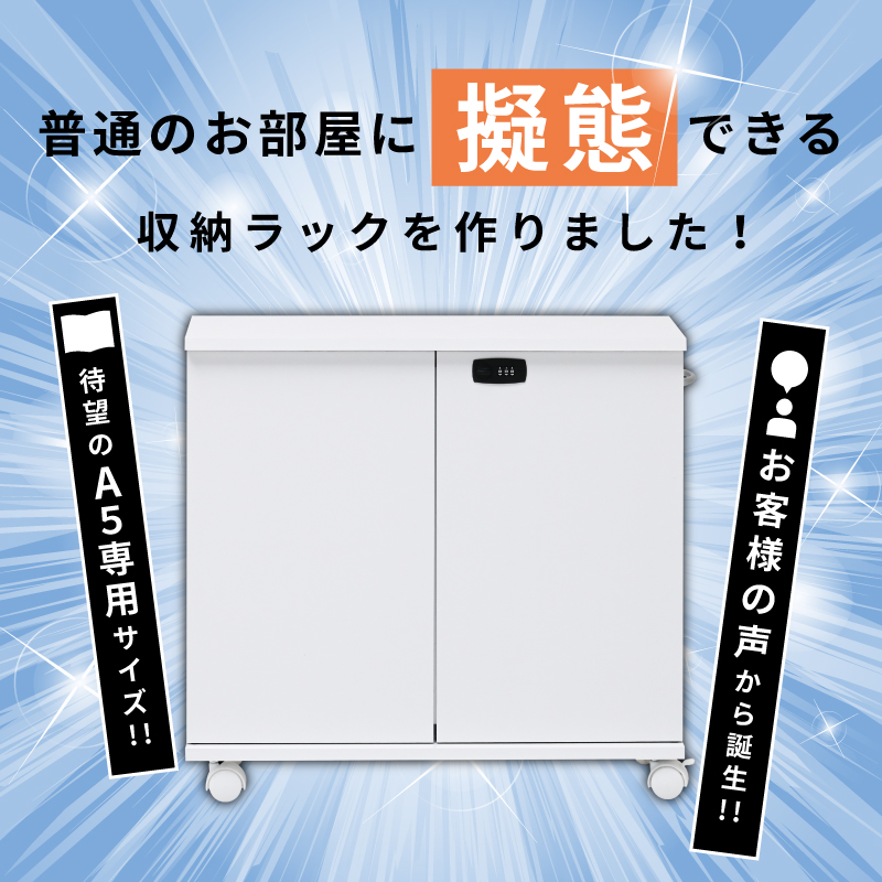 推し入れラック 同人誌 収納ラック 同人誌ラック 扉付き 押し入れ収納